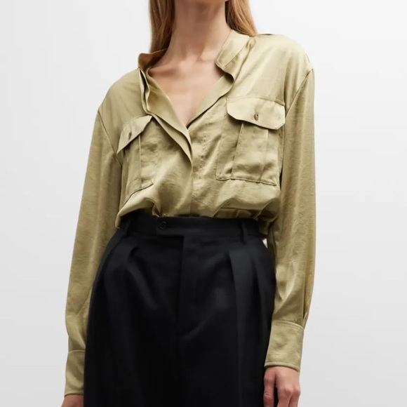 A.L.C. Oakley Satin Top. Barely worn. - Picture 5 of 12